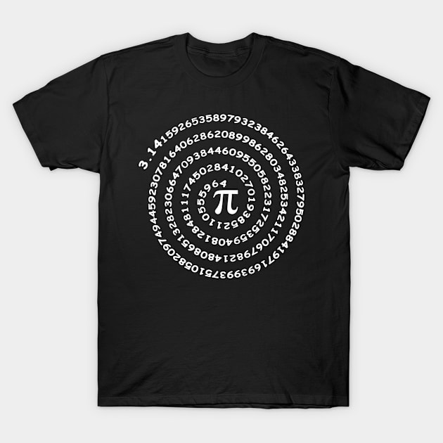 Pi Number T-Shirt by Saulene